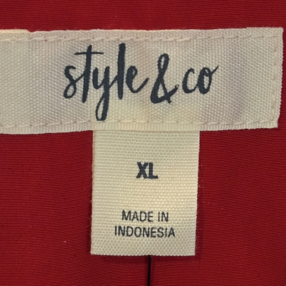 Style & Co. Red Women's Jacket - Picture 4 of 9